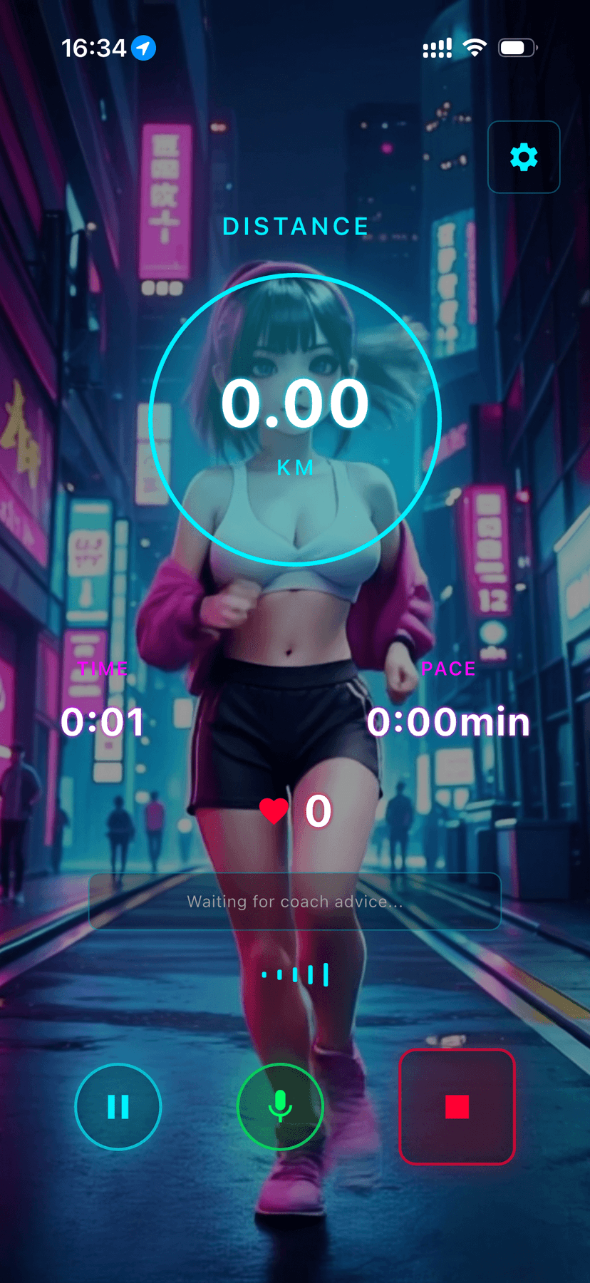 PacePal App Screenshot
